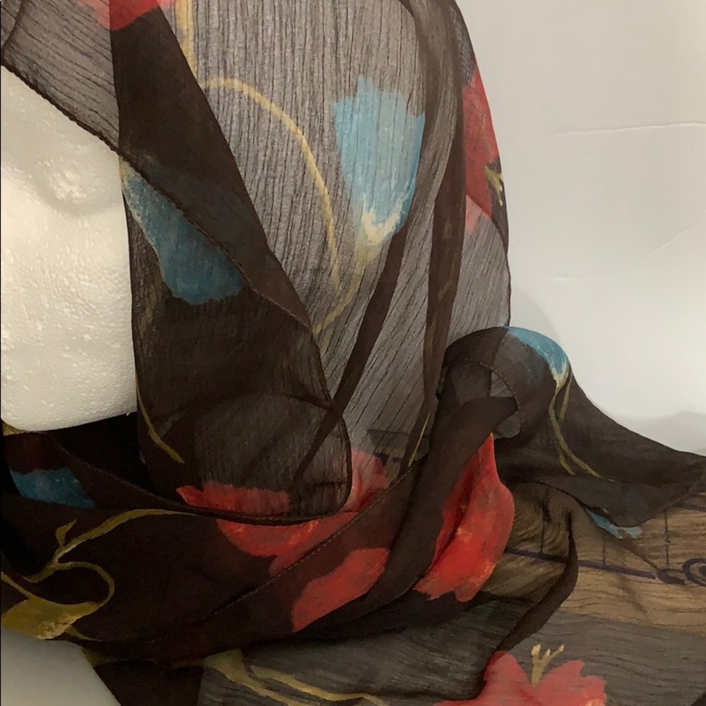 LAURA ASHLEY beautiful vintage scarf